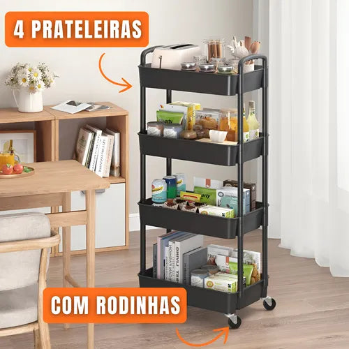 Carrinho Móvel - Gustha Organize