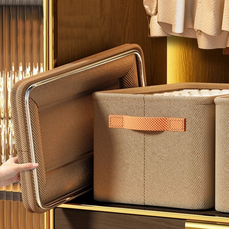 Caixa de Armazenamento Guarda Roupa - Gustha Organize COMPRE 1 LEVE 2