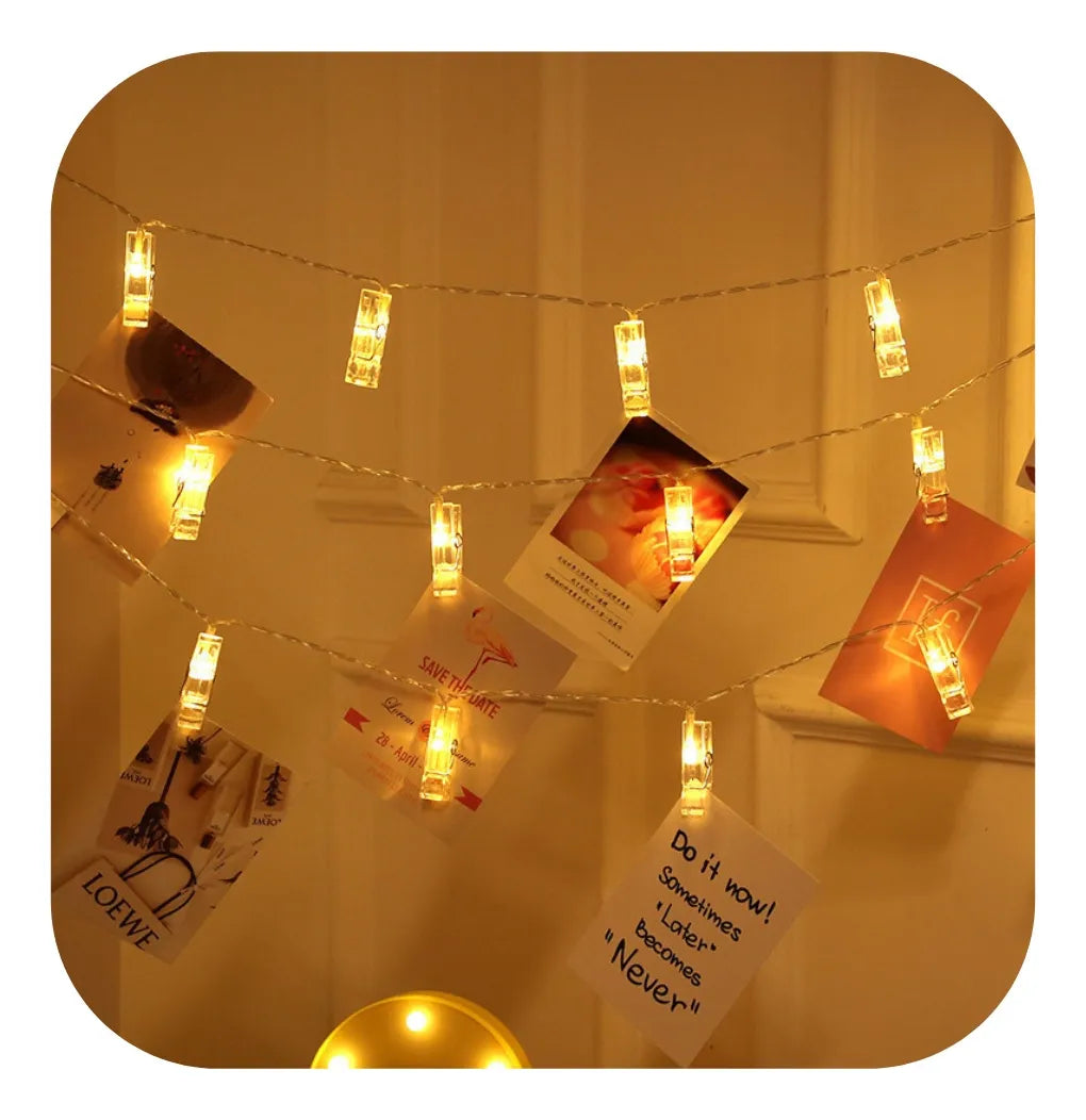 Varal de Fotos MemoriLED - Gustha Decor