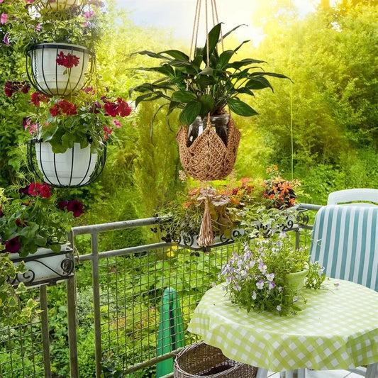 Cesta  de Plantas Suspensa - Gustha Decor