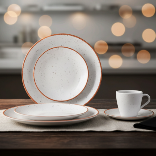 Conjunto de Jantar Porcelana 20pcs CeramiCo - Gustha Kitch